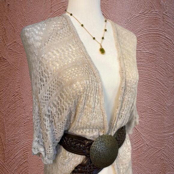 Cottagecore Open Knit Cardigan - Picture 2 of 5